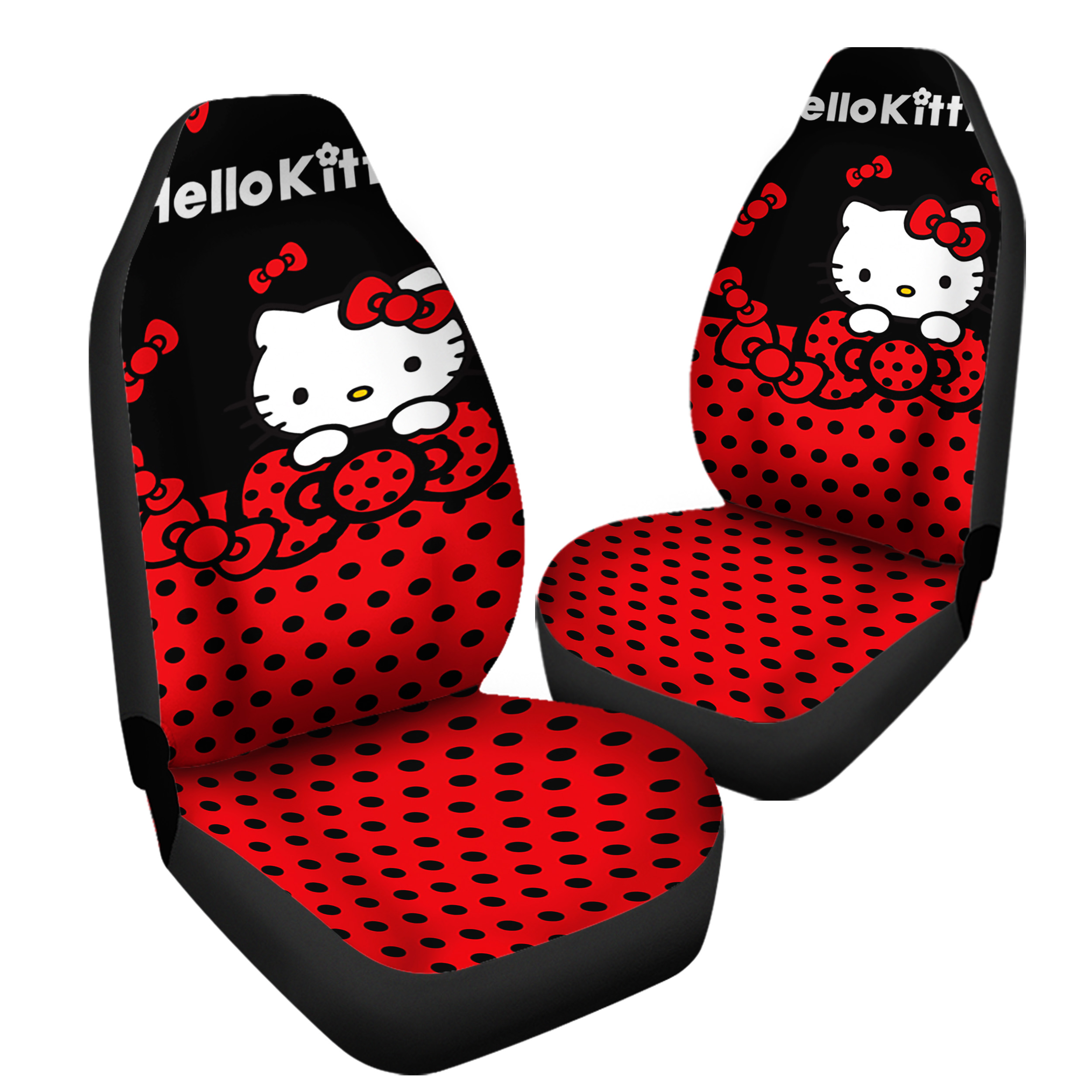 Red Hello Kitty Car Seat Covers