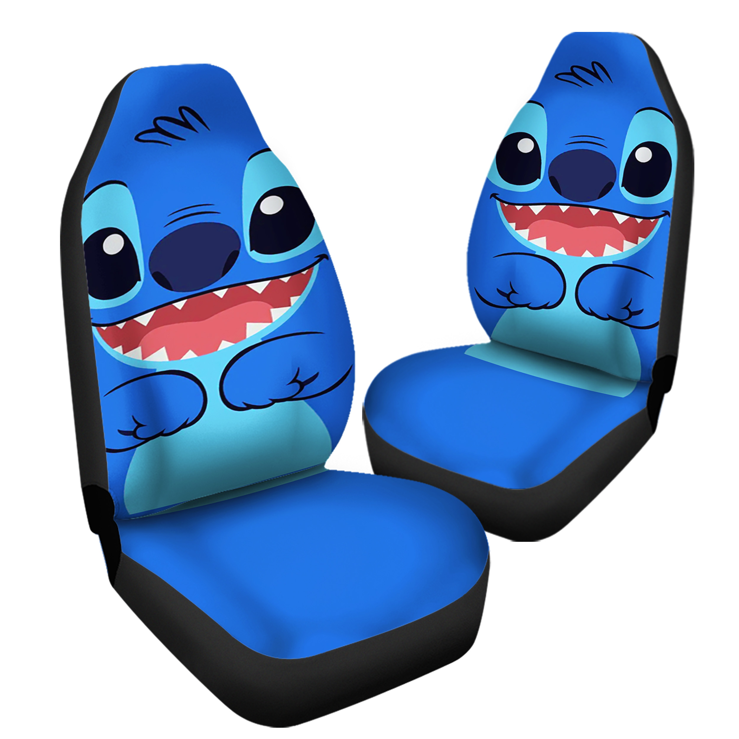 Disney Blue Stitch Car Seat Covers